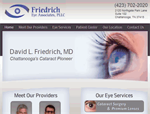 Tablet Screenshot of friedricheye.com